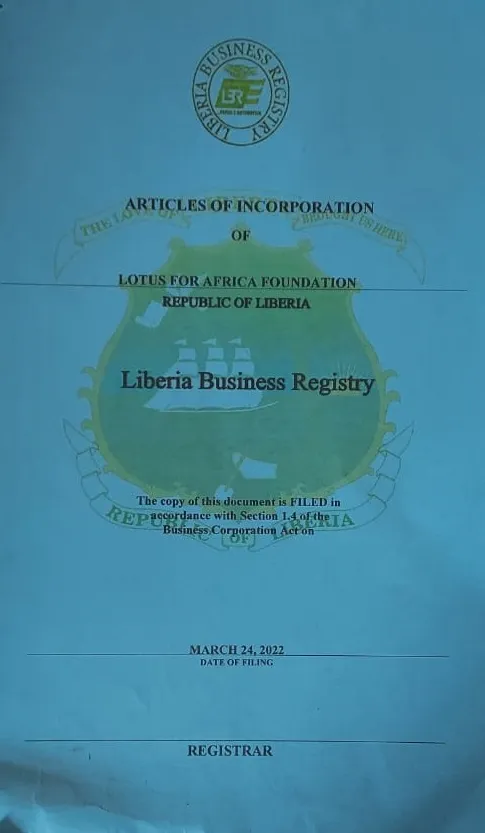 Charter Of The Foundation 1