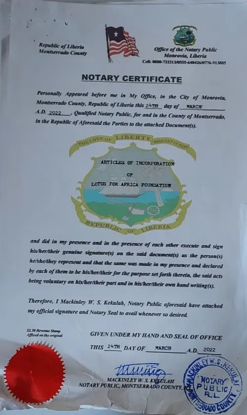 Charter Of The Foundation 2